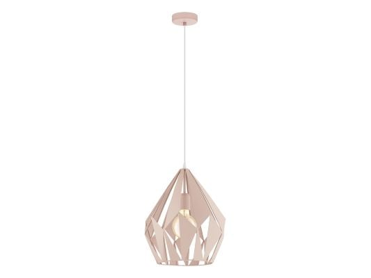 EGLO CARLTON-P, Flexibelt fäste, Rosa, Rosa, Stål, II, 1 lampor