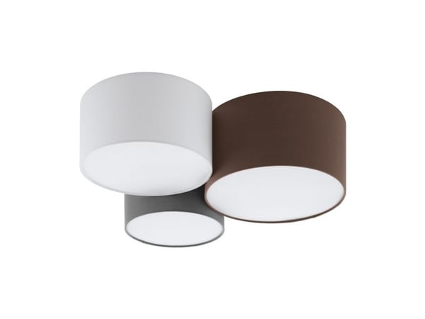 EGLO PASTORE CEILING 3L HVIT/ANTRASITT/TAUPE