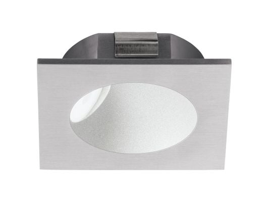 EGLO 96902, Innsunket spotlight, 1 ampuller, LED, 2 W, 200 lm, Aluminium, Sølv