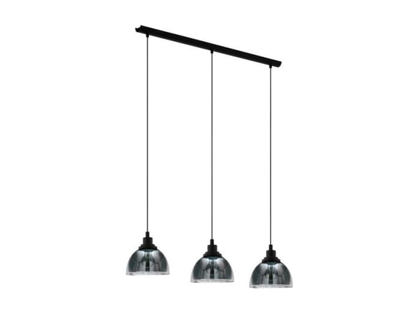 EGLO Beleser, 3 lampor, E27, IP20, Svart, Transparent