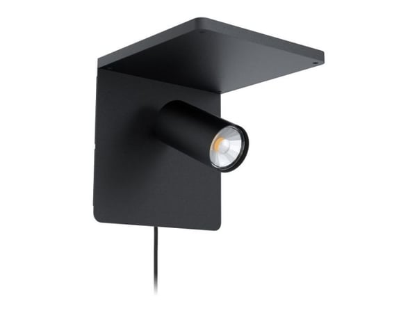 EGLO CIGILE vegglampe med spotlight i svart