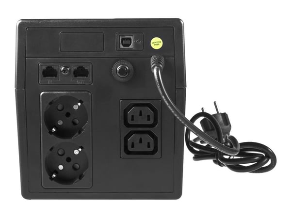 Green Cell Micropower 1000VA - UPS - AC 220/230/240 V - 600 watt - 1000 VA - 7 Ah - USB - utgangskontakter: 4