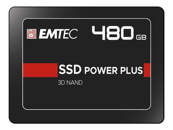 EMTEC X150 Power Plus 3D NAND - SSD - 480 GB - intern - 2.5" - SATA 6Gb/s