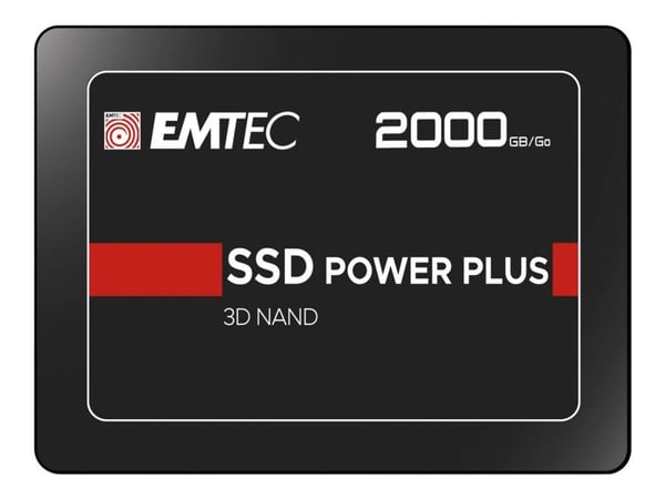 EMTEC X150 Power Plus - SSD-levy - 2 TB - sisäinen - 2,5" - SATA 6Gb/s