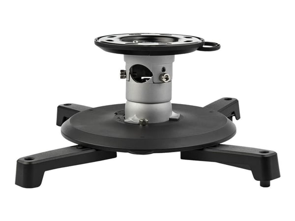 Startech Universal Ceiling Projector Mount, Heavy Duty Height Adjustable/Extendable Pole Mount 5"-22.7" from Ceiling, 33lb (15kg), Tilt/Rotate, Han...