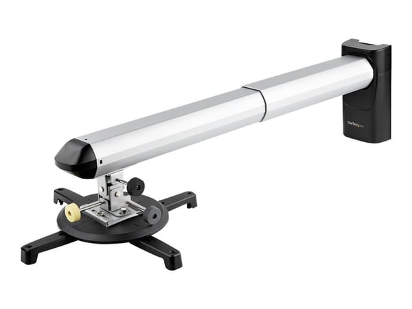 Startech Universal Projector Wall Mount, Projector Mount supports Short & Ultra Short Throw Projectors up to 33lb (15kg), Tilt/Swivel/Rotate, Adjus...