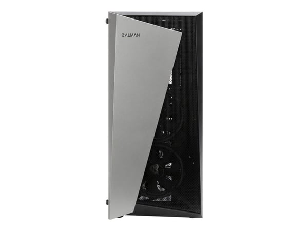 Zalman S4 Plus, Midi Tower, PC, Musta, ATX, mikro ATX, Mini-ITX, Muovi, Terästä, Sininen, Vihreä, Punainen