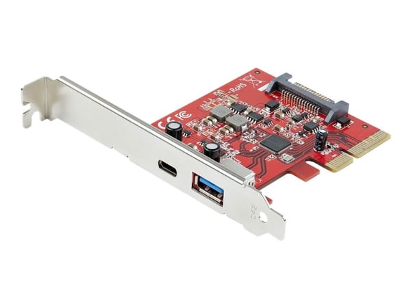 StarTech.com PEXUSB311AC3, PCIe, USB 3.2 Gen 2 (3.1 Gen 2), Full-height / Low-profile, PCIe 3.0, Punainen, 2684396 h