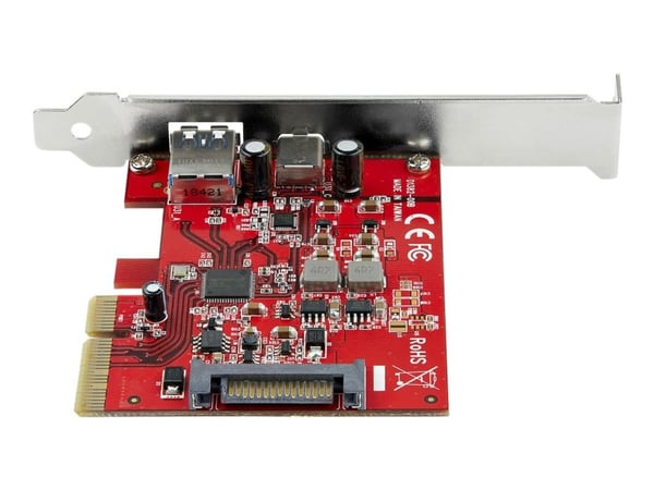 StarTech.com PEXUSB311AC3, PCIe, USB 3.2 Gen 2 (3.1 Gen 2), Full-height / Low-profile, PCIe 3.0, Punainen, 2684396 h