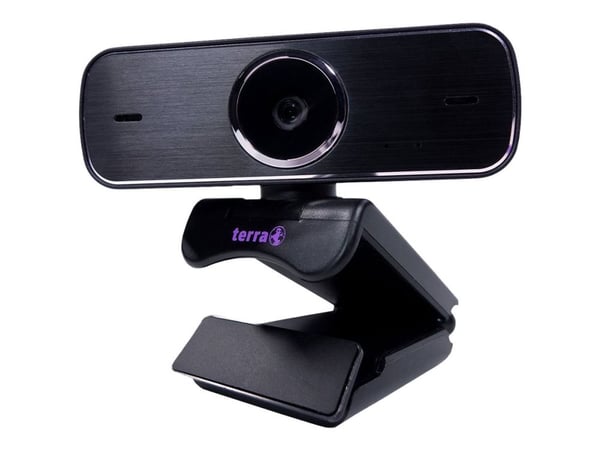 TERRA Webcam JP-WTFF-1080 - Webbkamera - färg - 1920 x 1080 - 1080p - fast lins - ljud - USB 2.0 - MJPEG