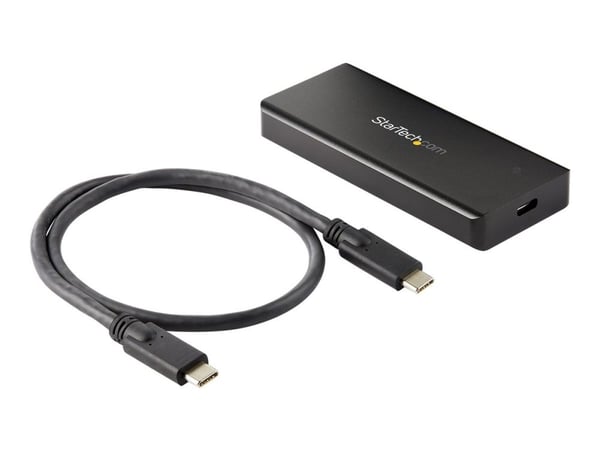 StarTech.com M2E1BRU31C, SSD-kabinett, M.2, PCI Express 3.0, 10 Gbit/s, USB-tilkobling, svart