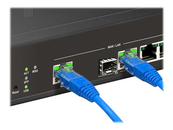 Draytek Vigor 2962 - Ruter 6-porters svitsj - 1GbE, 2.5GbE - WAN-porter: 4 - rackmonterbar