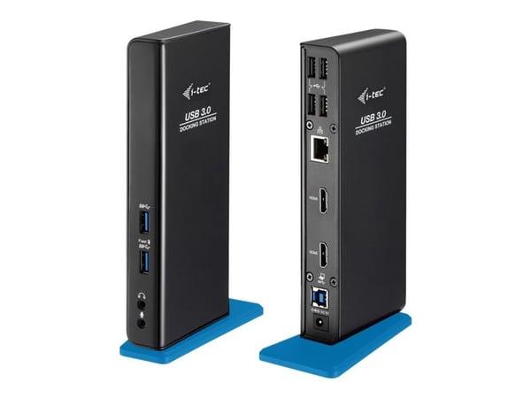 i-Tec USB 3.0/USB-C Dual HDMI -telakointiasema - Telakointiasema - USB 3.0 - 2 x HDMI - GigE