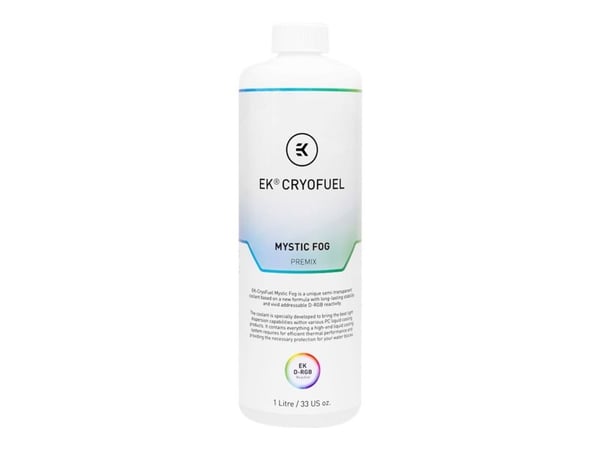 EkWaterBlocks EK-CryoFuel Mystic Fog (Premix) - Kjølevæske for væskekjølesystem - hvit