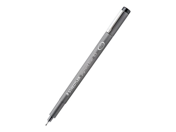 Pigmentliner Staedtler 308 ass. farver (8 stk.)