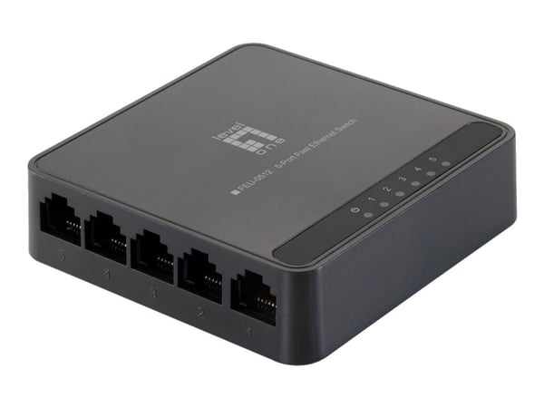 LevelOne FEU-0512 - Switch - ikke-styrt - 5 x 10/100 - stasjonær