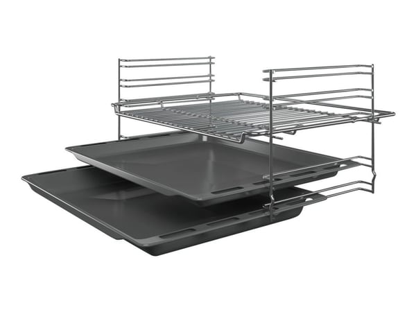 Siemens iQ500 HK9S5A240 - Komfyr - frittstående - bredde: 60 cm - dybde: 60 cm - høyde: 85 cm - med selvrens - rustfritt stål