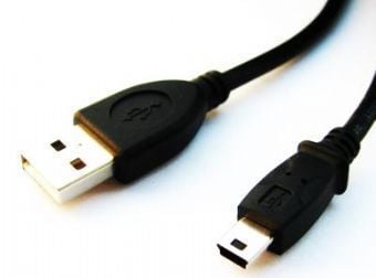 Gembird - USB-kaapeli - USB (uros) - mini-USB tyyppi B (uros) - USB 2.0 - 1,8 m - muotoiltu - musta