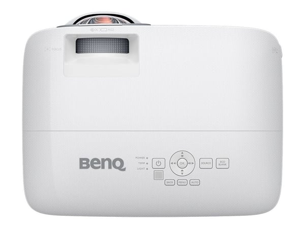 BenQ MX825STH - DLP-projektori - kannettava - 3500 ANSI lumenia - XGA (1024 x 768) - 4:3 - kiinteä lyhytpolttovälinen linssi - LAN