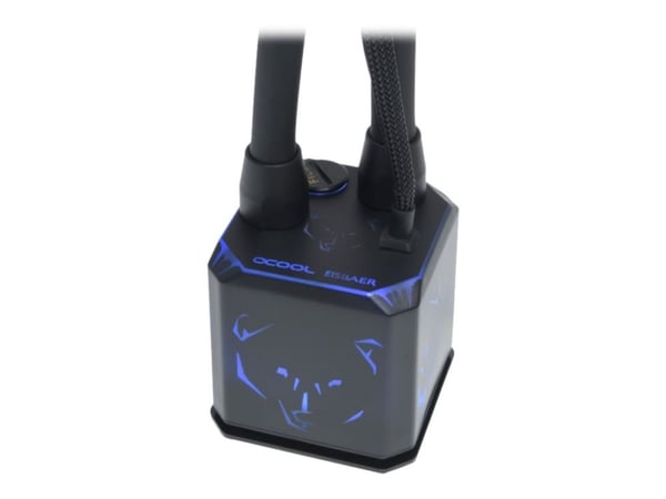 Alphacool 11729, All-in-one-nesteenjäähdytin, 14 cm, 71 m³/h, Musta