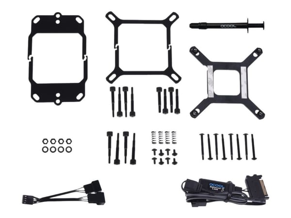 Alphacool Eisbaer Aurora 240 - Kylsystem med vätska till processorn - (för: LGA775, LGA1156, AM2, AM2+, AM3, LGA1155, AM3+, LGA2011, FM1, FM2, LGA1...