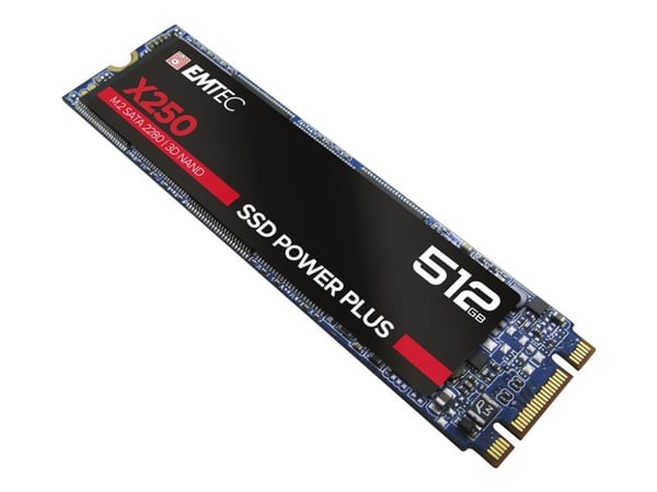 EMTEC SSD Power Plus X250 - SSD - 512 GB - intern - M.2 2280 - SATA 6Gb/s
