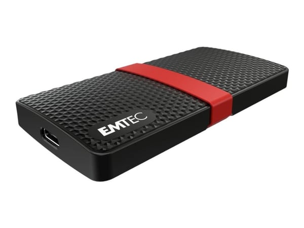 EMTEC SSD Power Plus X200 - SSD - 256 GB - ekstern (bærbar) - USB 3.2 Gen 1 (USB-C kontakt)