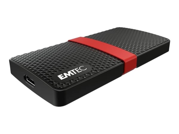 EMTEC SSD Power Plus X200 - SSD - 512 GB - ekstern (bærbar) - USB 3.2 Gen 1 (USB-C kontakt)