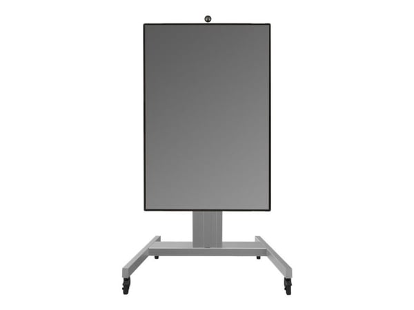 Neomounts NM-HUB2LIFTSILVER, Hopea, Siirrettävä litteän näytön teline, Terästä, 150 kg, 127 cm (50"), 350 x 350 mm