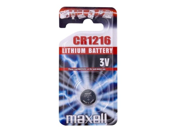 Maxell CR 1216 - Batteri CR1216 - Li - 25 mAh