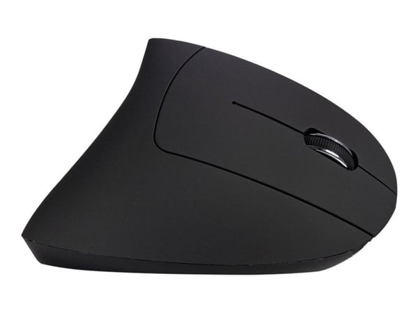 Eterno KM-206R - Vertikal mus - ergonomisk - høyrehendt - 6 knapper - trådløs - 2.4 GHz - USB trådløs mottaker