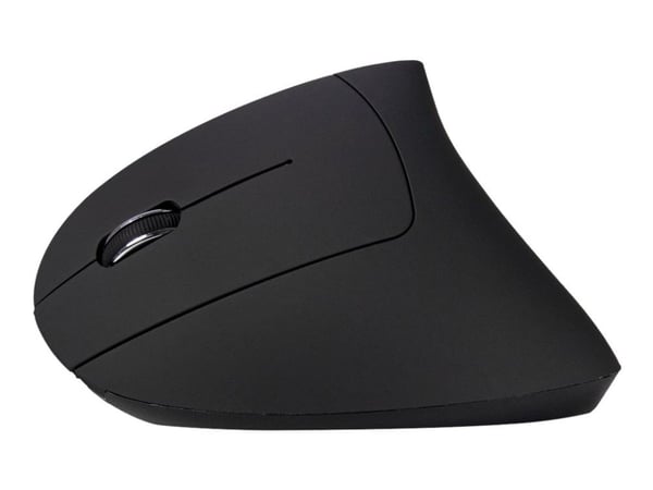 Eterno KM-206L - Vertikal mus - ergonomisk - venstrehendt - 6 knapper - trådløs - 2.4 GHz - USB trådløs mottaker