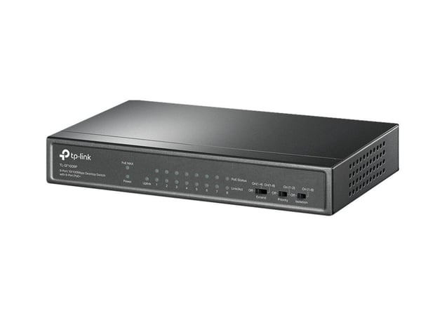 TP-Link TL-SF1009P, Hallitsematon, Fast Ethernet (10/100), Power over Ethernet -tuki