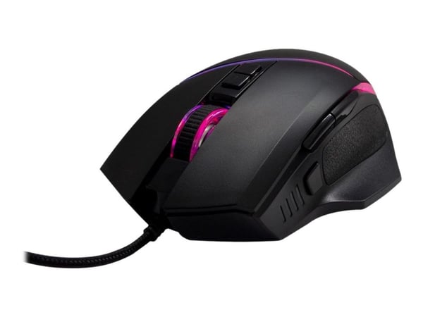 Nitrox GT-100 RGB - Mus - ergonomisk - optisk - 7 knappar - kabelansluten - USB 2.0 - detaljhandel