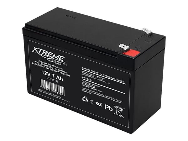 BLOW 82-211 XTREME Oppladbart batteri 12V 7,0Ah