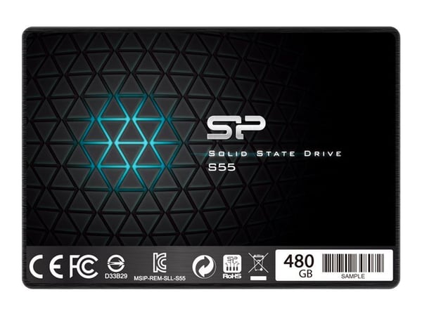 SILICON POWER Slim S55 - SSD - 480 GB - intern - 2.5" - SATA 6Gb/s