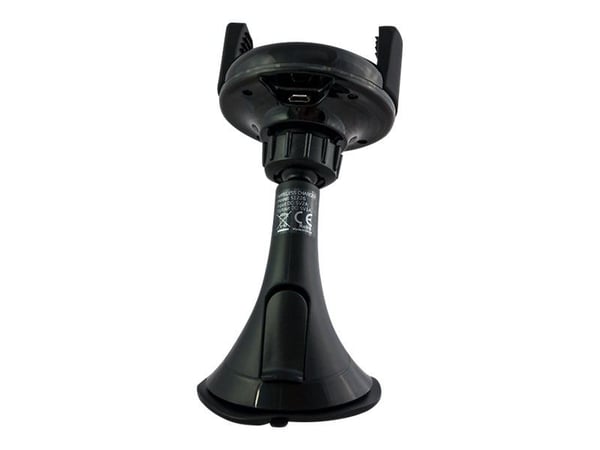 Qoltec 51226, Auto, USB, 5 V, Langaton lataaminen, Musta