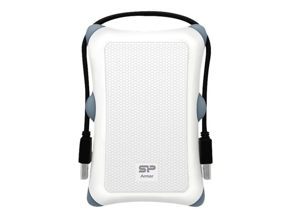 Silicon Power Armor A30, HDD-kotelo, 2.5", USB-liitettävyys, Valkoinen