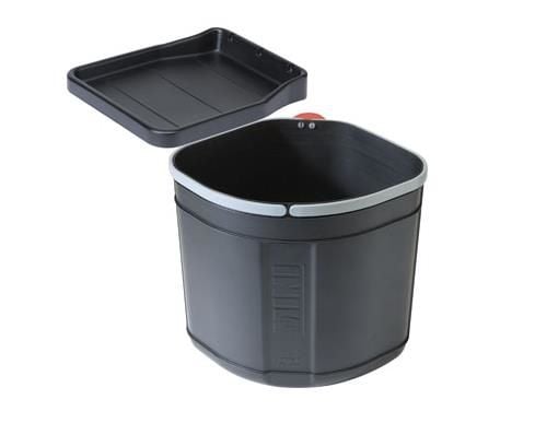 Franke Sorter Mini, 17 l, Rektangulær, Plast, Sort, 300 mm, 300 mm