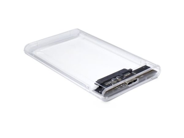 Inter-Tech Argus GD-25000 - Drevkabinett - 2.5" - SATA 6Gb/s - USB 3.0 - gjennomsiktig