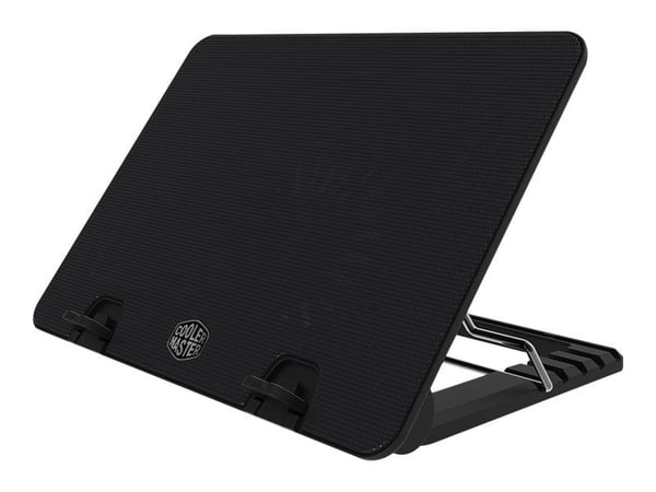 Cooler Master Notepal ERGOSTAND IV - Fläkt till bärbar dator/notebook - med 4-ports USB-hubb - 140 mm - svart