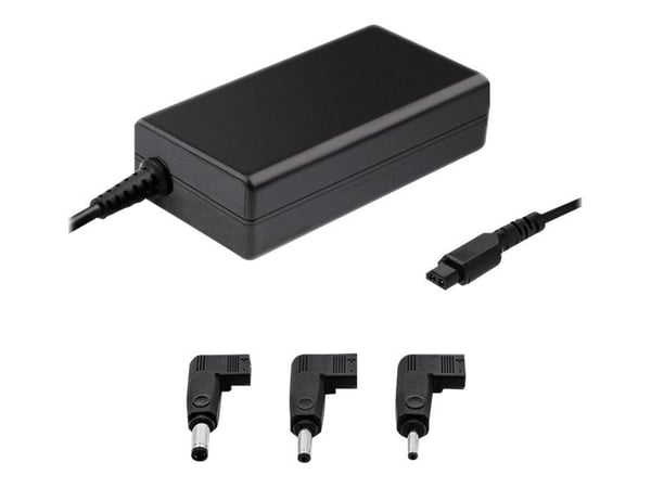 Qoltec - Strömadapter - AC 220-240 V - 65 Watt - svart