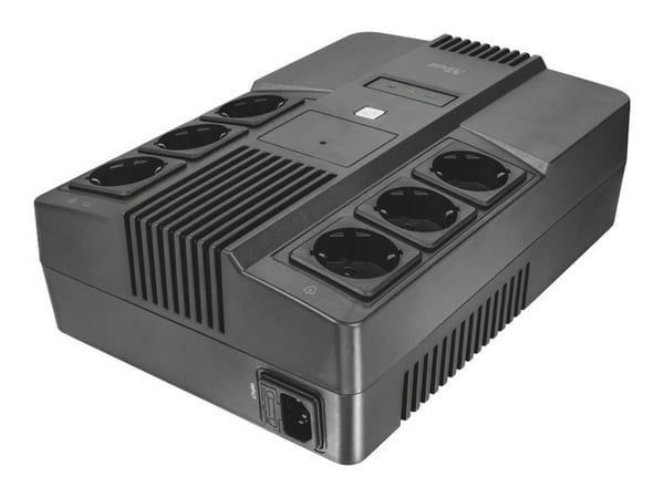 Trust Maxxon - UPS - AC 220-240 V - 800 VA - 7 Ah - utgangskontakter: 6