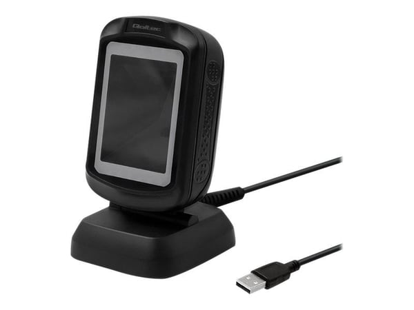 Qoltec 50864, Fast streckkodsläsare, 1D/2D, LED, 0 - 45°, 0 - 45°, 300 sek./sida