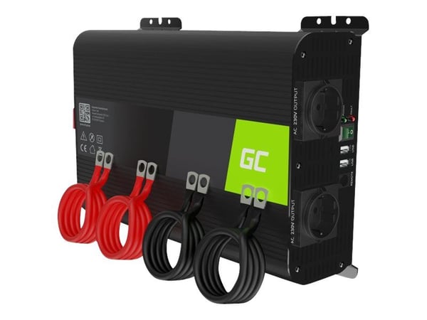 Green Cell INVGC11, Universaali, Auto, 12 V, 2000 W, 230 V, DC-to-AC