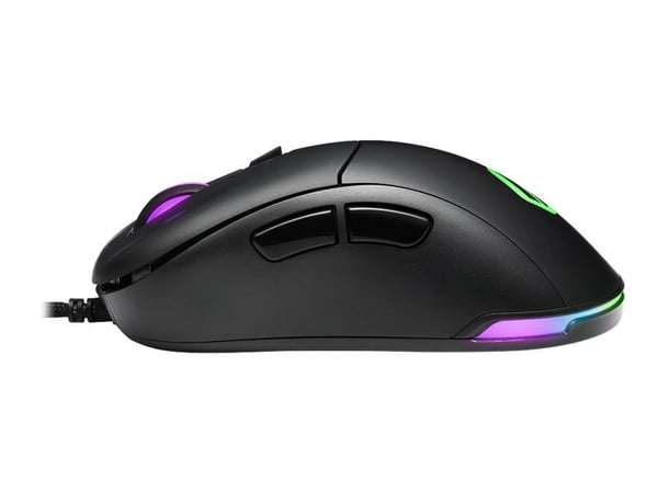 Sharkoon Light² 100 - Mus - høyrehendt - optisk - 6 knapper - kablet - USB