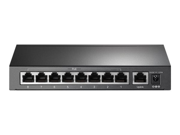TP-Link TL-SF1009P, Hallitsematon, Fast Ethernet (10/100), Power over Ethernet -tuki