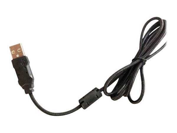 Conceptronic DJEBBEL - Mus - ergonomisk - optisk - 7 knapper - kablet - USB - svart