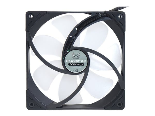 Kaze Flex 140 Square KF1425FD12SR-P - Kabinettvifte - 140 mm