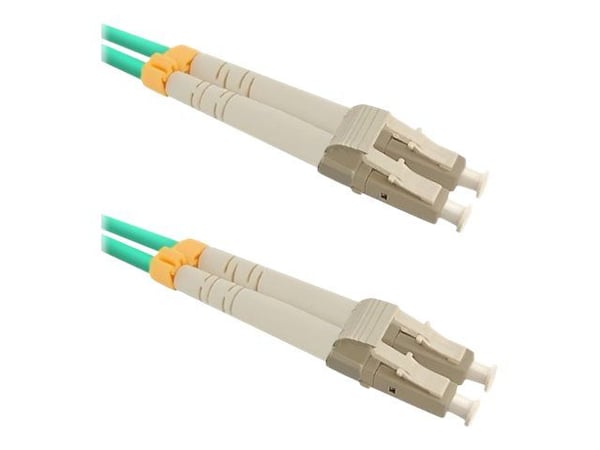 Qoltec - Koblingskabel - LC/UPC-multimodus (hann) til LC/UPC-multimodus (hann) - 3 m - fiberoptisk - dupleks - 50 / 125 mikroner - OM3 - halogenfri...